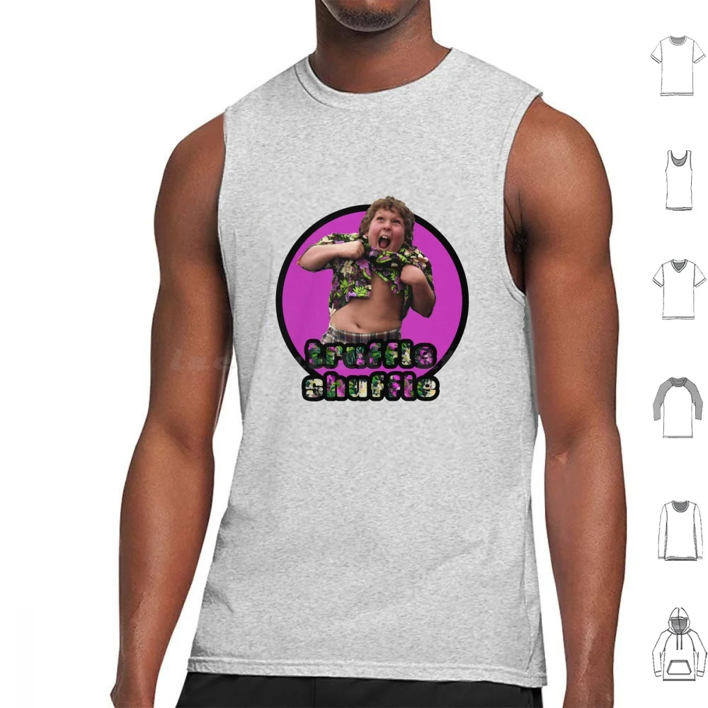 Truffle Shuffle Tank Tops Vest Sleeveless Goonies Movie Film Cinema Truffle Shuffle Icon Iconic Cool Retro Vintage