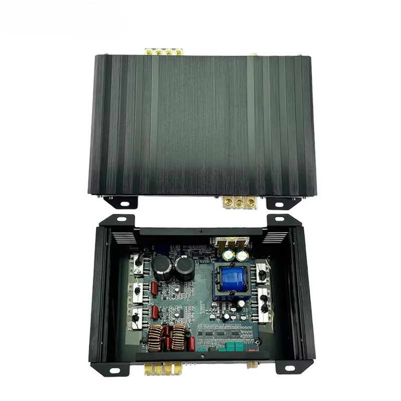 Full Range 4CH Brazilian Style Class d Car Amplifier with Rms 500W X4  Car Amplifier for Car Audio