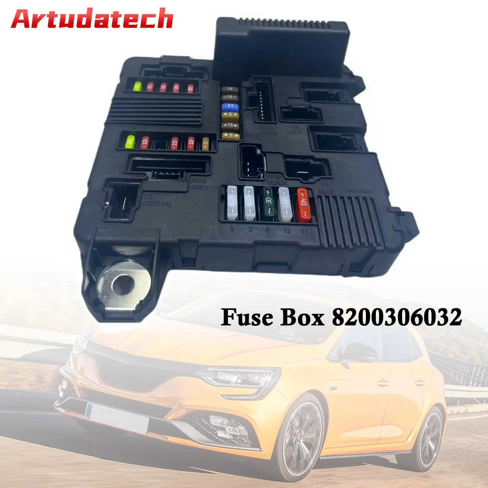 

Модуль предохранительной коробки Artudatech BSM 8200306032 для Renault Megane II, сплющик II, автомобильные аксессуары