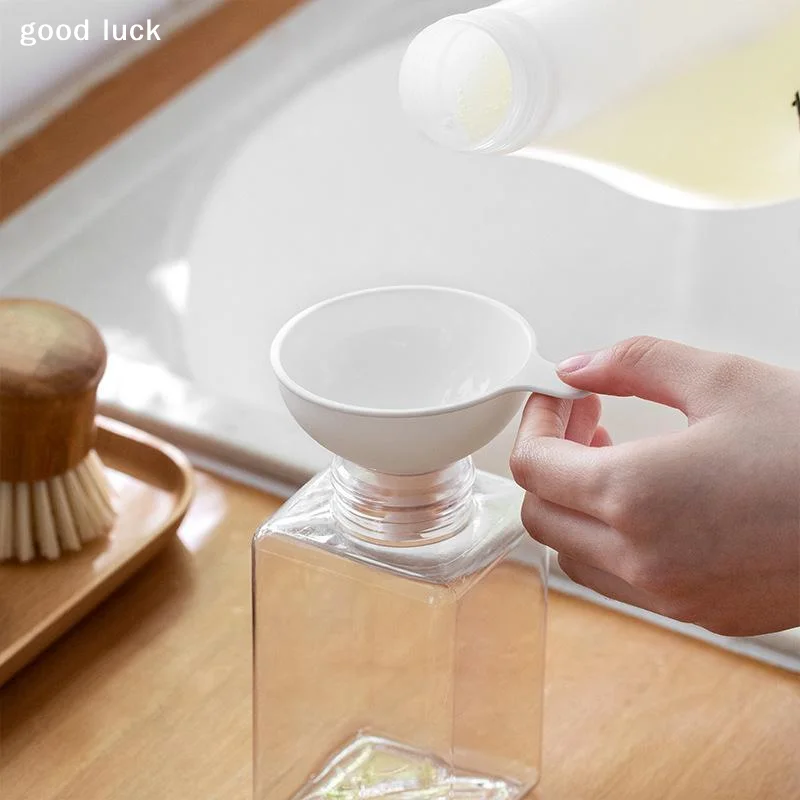 AnswerPlastic Wide Mouth Funnel Portable Transfer Funnel For Kitchen Oil Liquid Cosmetic Bottle Filling Tool