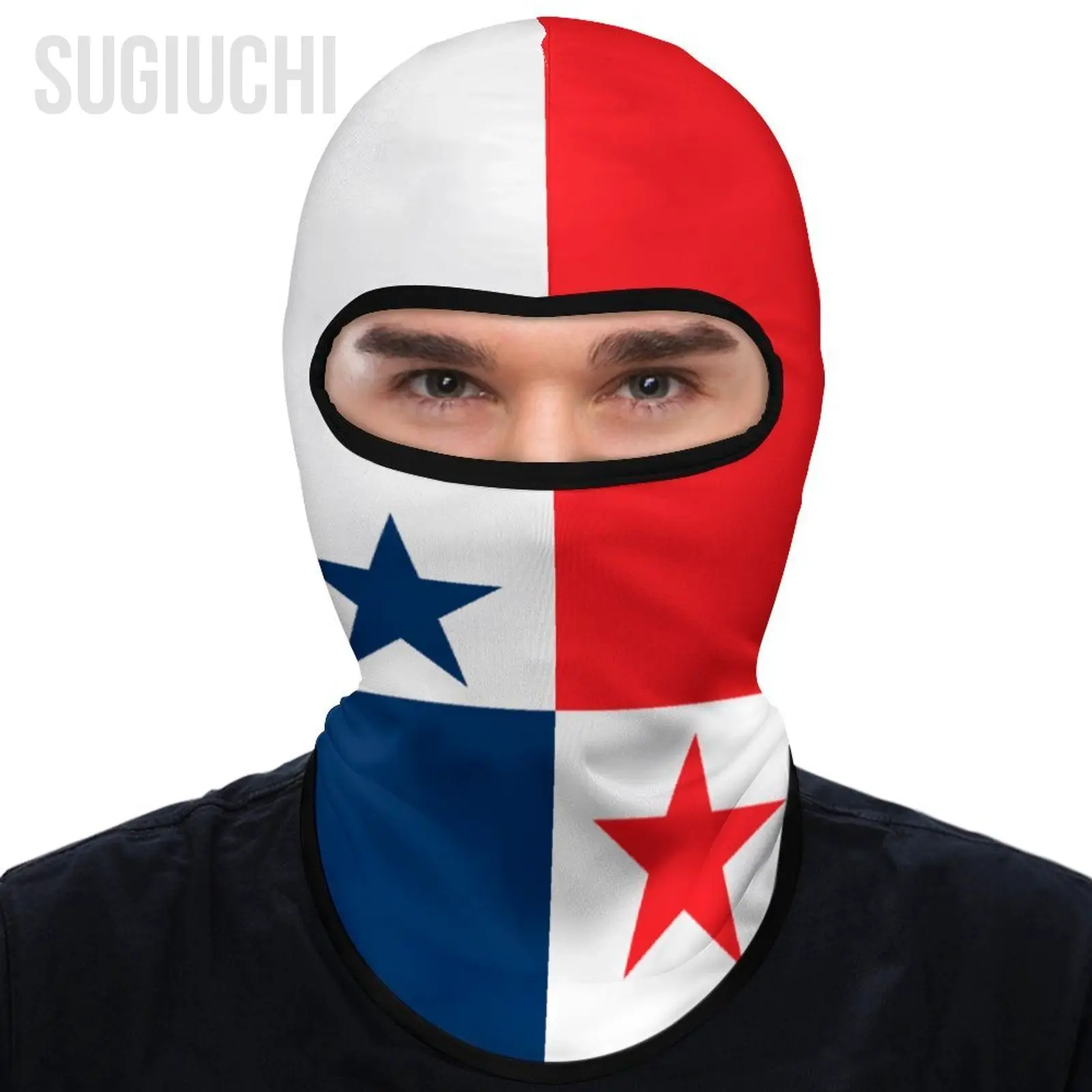 Panama Flag Outdoor Cool Sunscreen Motorcycle Face Mask Moto Biker Wind Cap Mask Stopper Windproof Bicycle Cycling Headgear