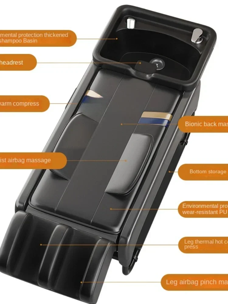 Barber Shop Hair Salon for Hair Salon Full-Body Automatic Multifunctional Flushing Bed