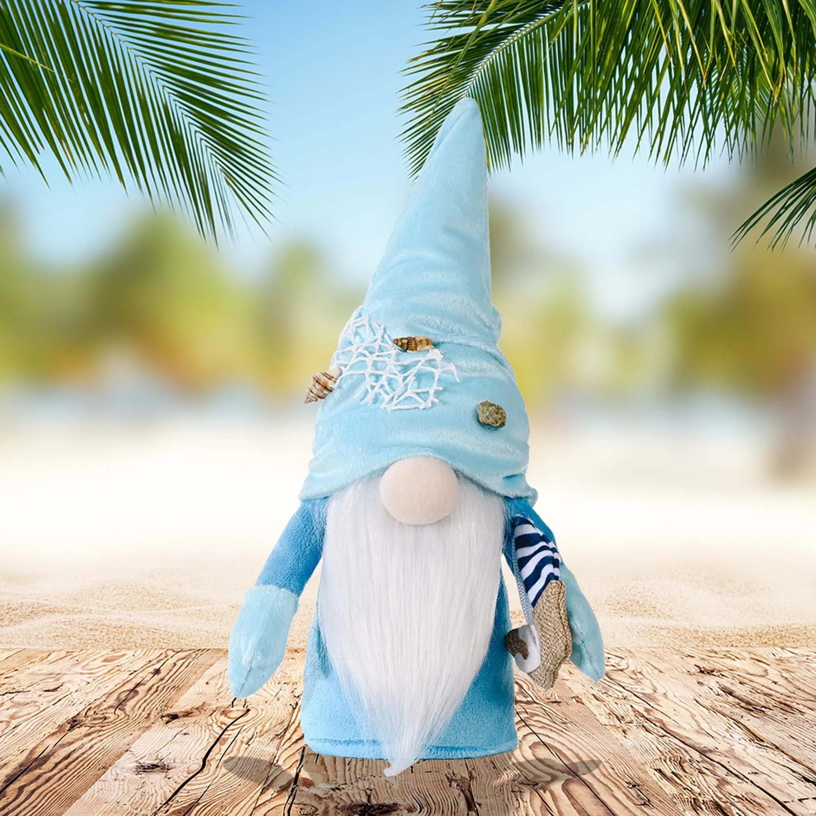 Summer Oceans World Day Gnome Home Decorations Holiday Faceless Collectible Doll Ornament Beach Style Figurine декор для комнаты