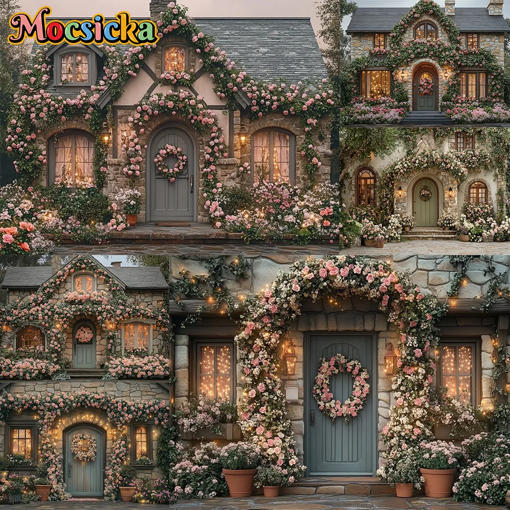 

Фон для фотосъемки Mocsicka: Цветочный узор, окно, цветочная корзина, декор для детского праздника, портретный фон для взрослых женщин, для фотографий