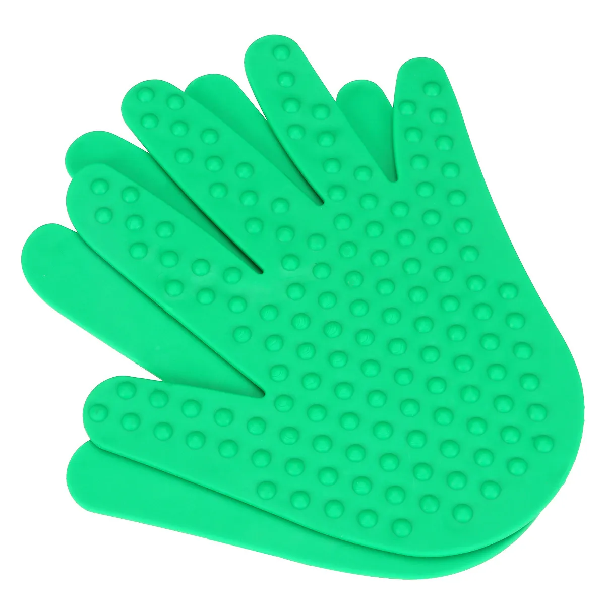 

1Pair Colored Handprint Pacthes Massage Point Sheets Green Coordination Training Prop Educational Supplies Kids Gift Creative