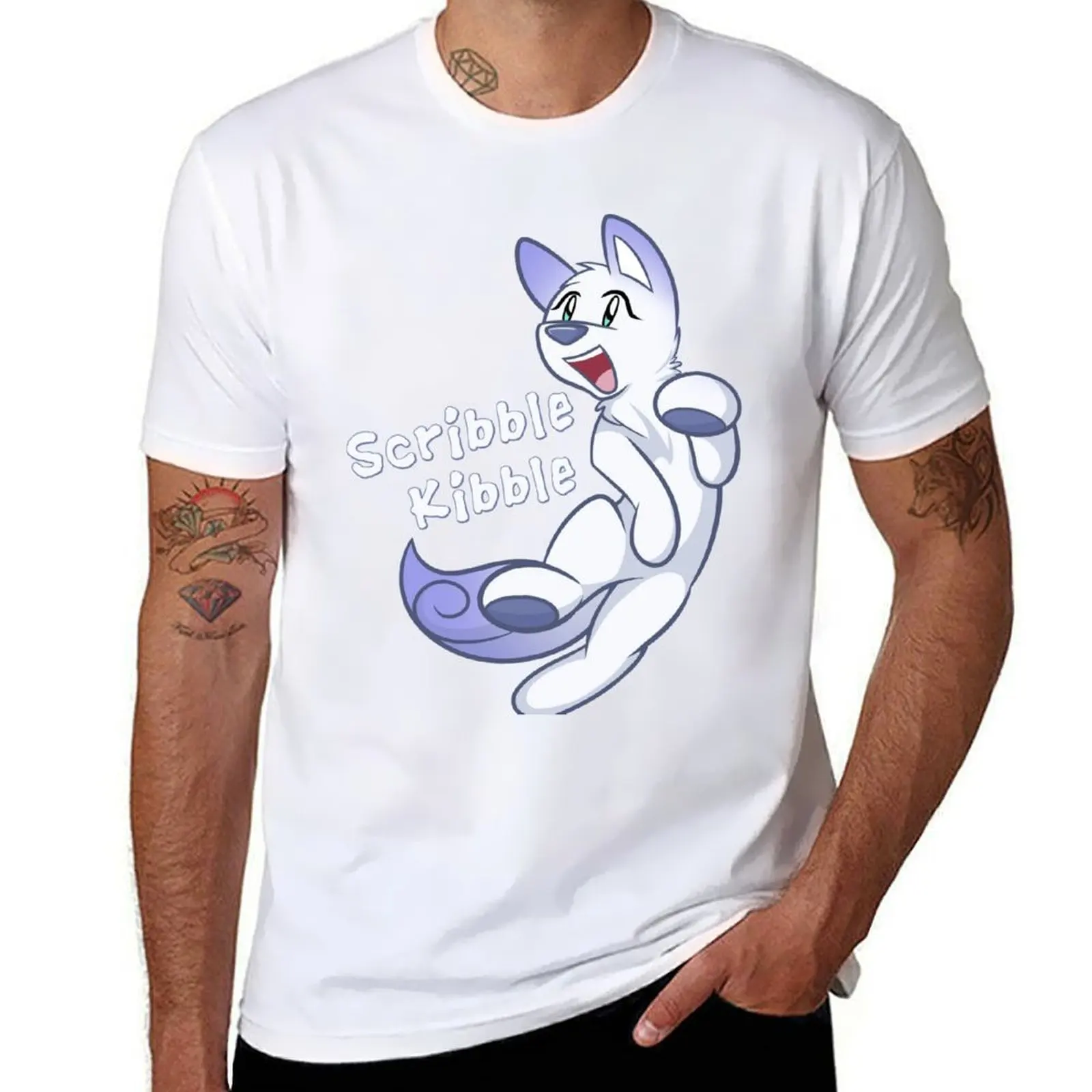 

Scribble Kibble T-Shirt t shirts with prints man t shirt cotton high quality T-Shirt
