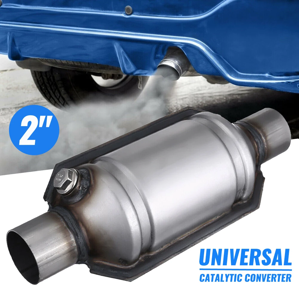 

Universal Catalytic Converter Auto Accessories 2" Outer Diameter Car Parts Stainless Steel EPA Europe II Approved Chimney