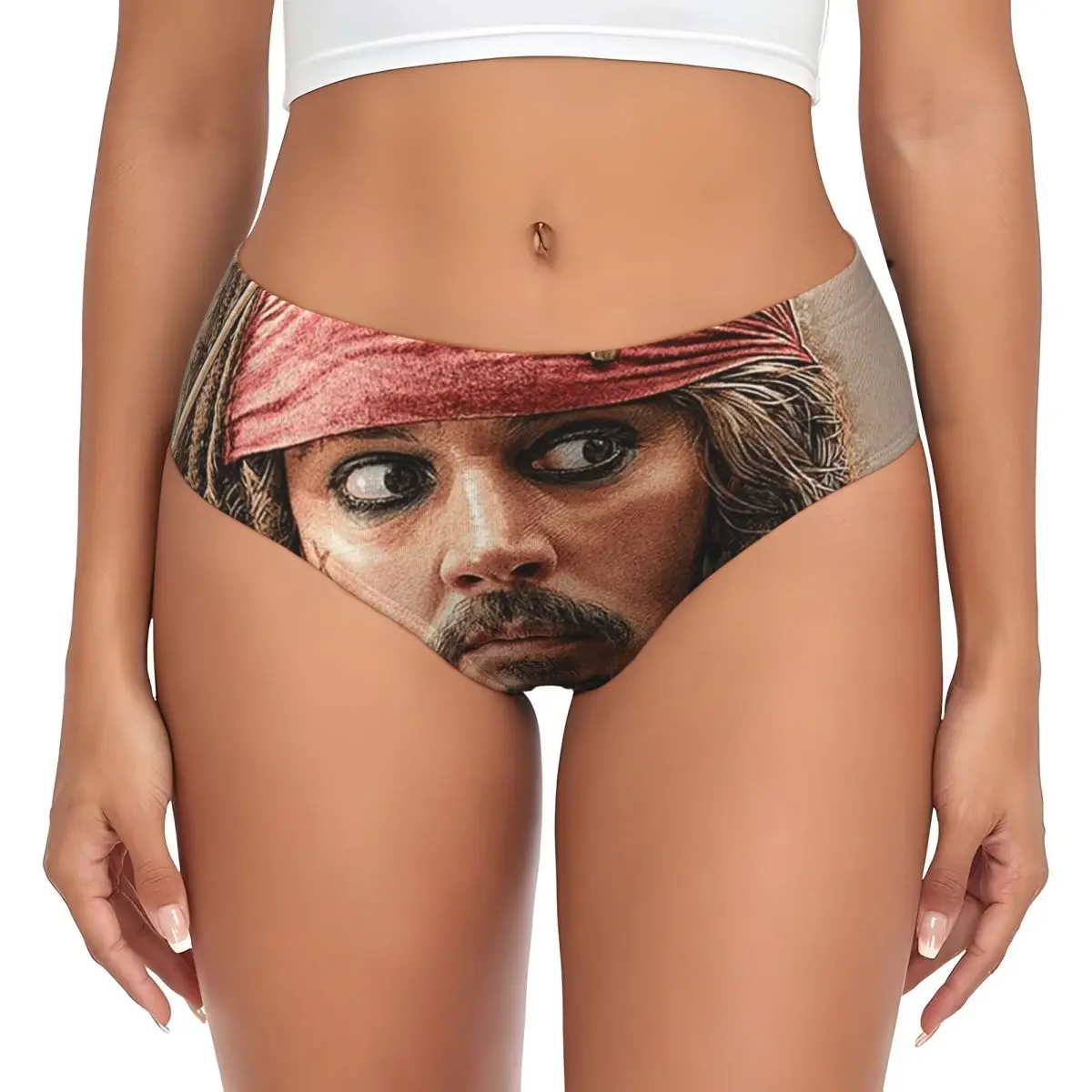Custom Pirates Of The Caribbean Panties Briefs Women's Comfort Briefs Underwear Breathable Female Underpants