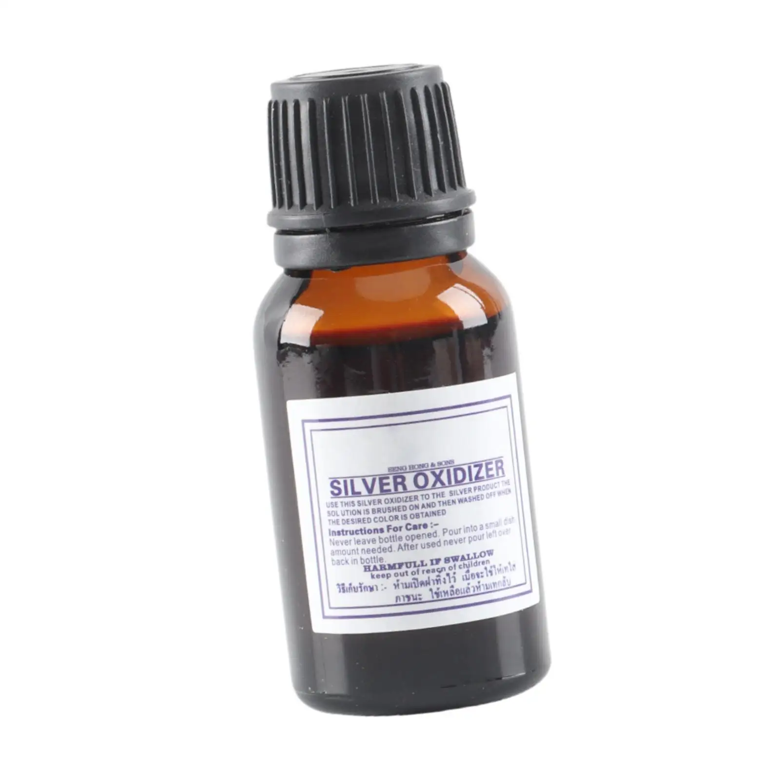 Silver Oxidizer Solution Silver Plating Solution Professional Easy to Use Black Oxidized Silver Jewelry Blacken Liquid Vintage