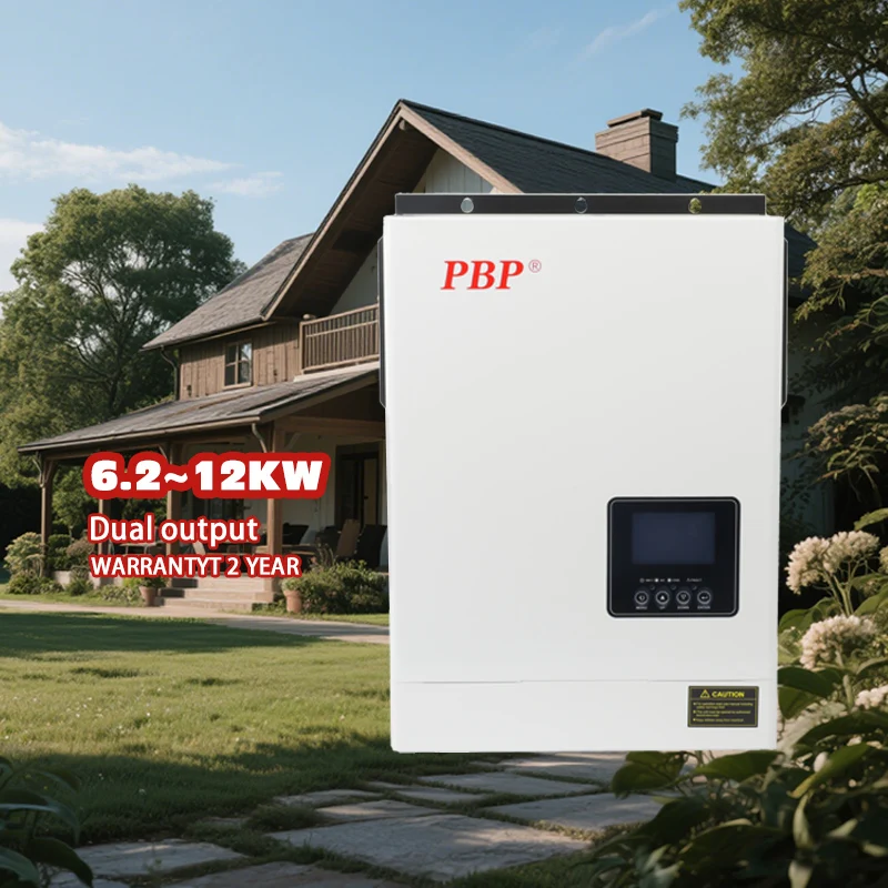 

Оптовая продажа с фабрики PBP, вход 24 кВт, 48 В постоянного тока, выход переменного тока 240 В, встроенное MPPT, готовое резервное солнечное инверторное зарядное устройство для автодома