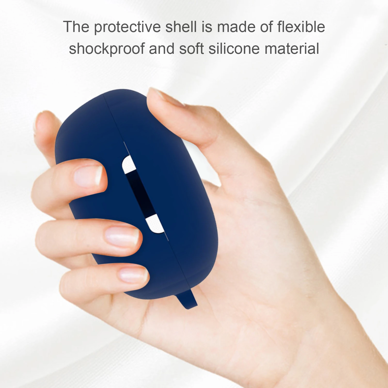 واقية حقائب حمل الأشياء متوافق مع QCY T16 سماعات اكسسوارات الغبار حامي قابل للغسل صناديق أصحاب