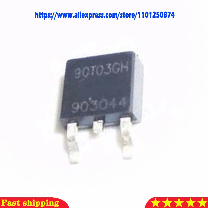 10PCS/lot 90T03GH TO-252 AP90T03GH  90T03   In Stock