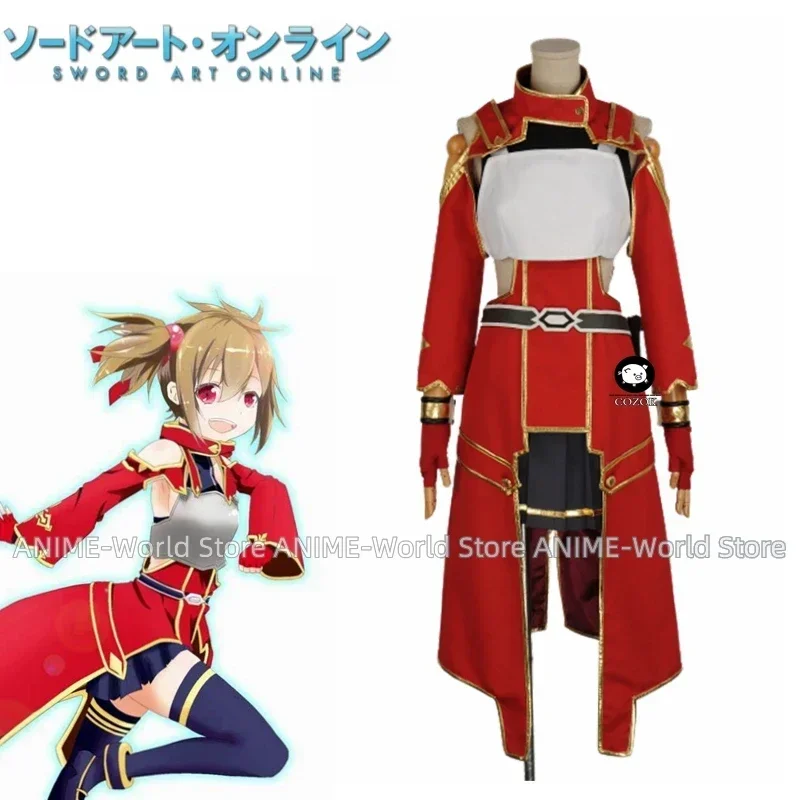

《Custom size》 Silica Keiko Ayano Battle Uniform Top Skirt Belt Socks Halloween Cosplay Costumes Women Custom Made DJSY