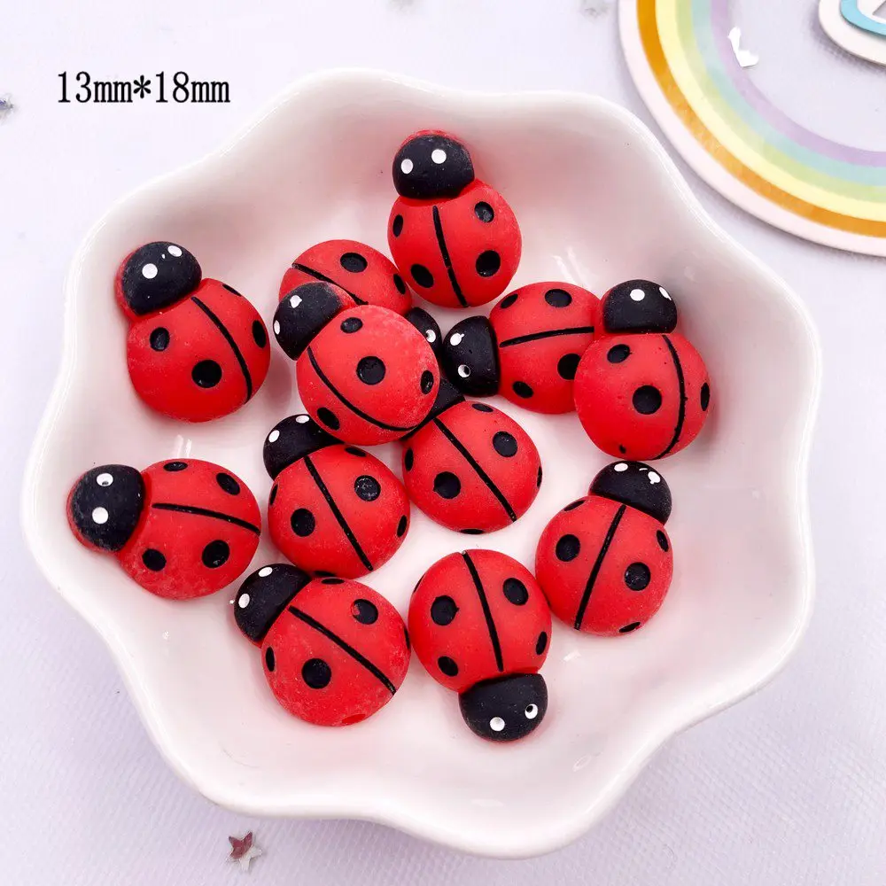 Bunte Harz Mini Biene Schnecke Schwalbe Libelle Flatback Cabochon Scrapbook 20PCS DIY Zubehör Dekor Figur Haar Zubehör – Detail 4