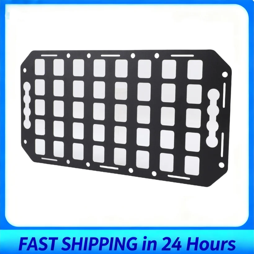 L Track Molle Panel Organizer Finely Processed Truck Bed Molle Panel Versatile 16.61x8.86x0.08in for Cars SUVs Pickup Van RVs