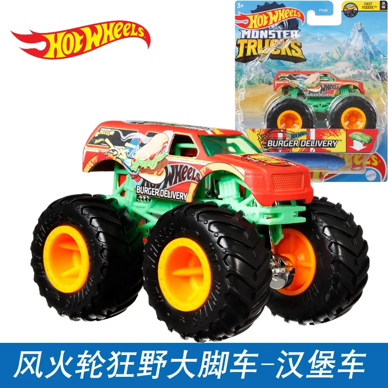 Original Hot Wheels Car Monster Truck Diecast 1:64 Voiture Fast & Furious Shark Wreak Tiger Shark Kid Boy Toys for Children Gift