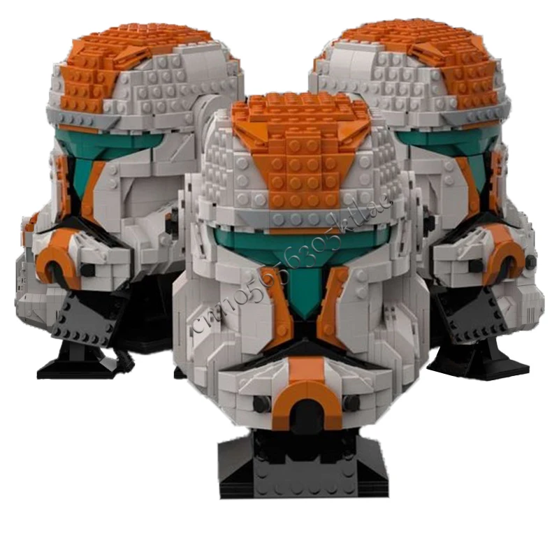 857 Uds Star Plan casco MOC clon Commando líder modelo DIY rompecabezas personalizado arquitectura educación ensamblaje modelo cumpleaños Xma juguete