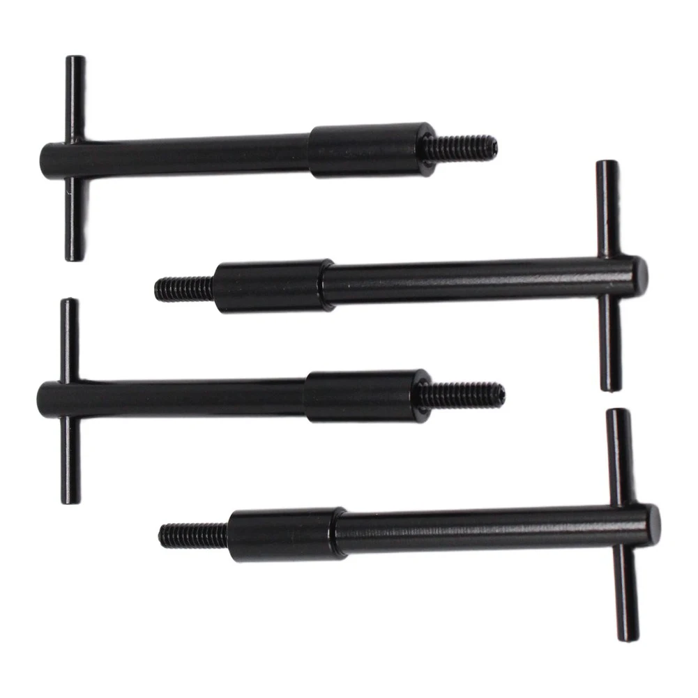 

Черные алюминиевые болты-гайки T-Bar 1/4"-20 для крышки клапанов Ford и Chevrolet, аксессуары для головки цилиндров, автомобильные запчасти