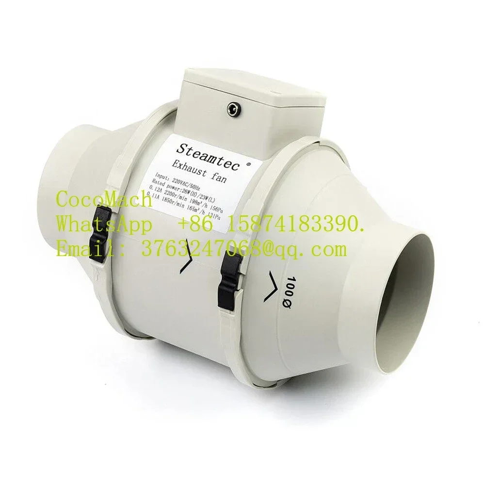 Specialized Exhaust Fan Ventilation Equipment for Sauna Steam Bath Spa Hamam Turkish Wellness Room