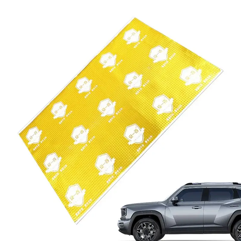 Car Sound Deadening Mat Auto Sound Deadening Material 19.69x31.5 Inches Thicken Butyl Mat Heat Insulation Car Noise Damping