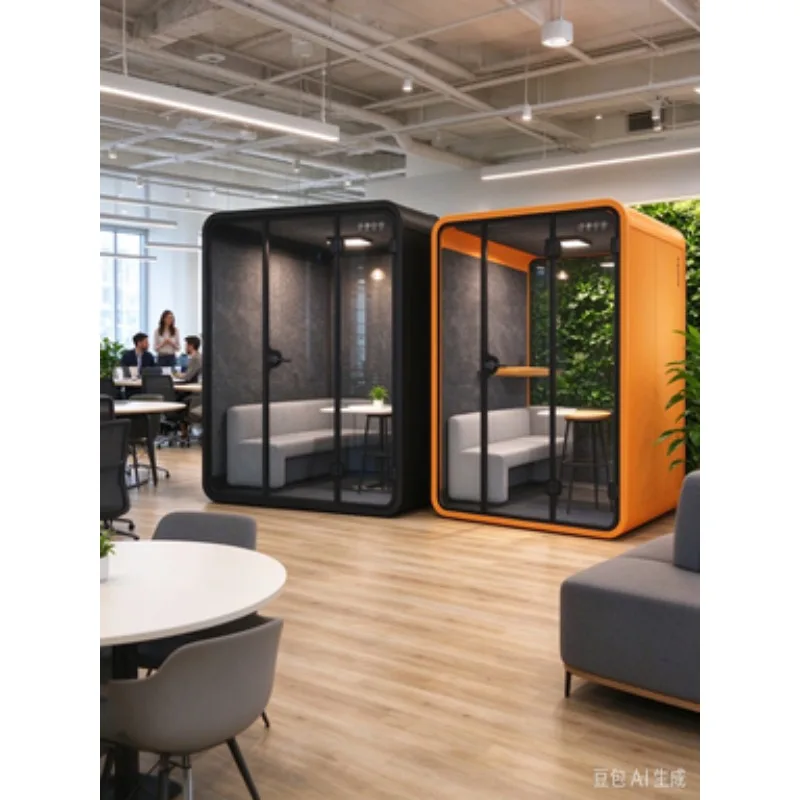 Single Work Space Soundproof Telephone Booth for Office Furniture Recording Booth Portable Office Pod Office Phone Pods