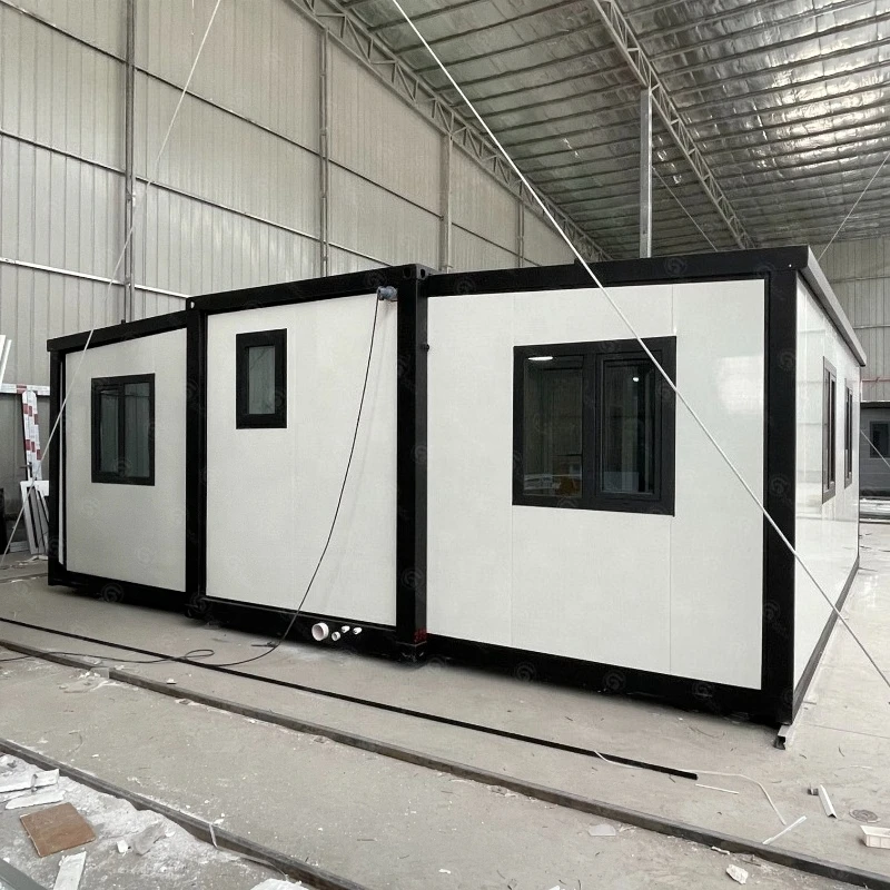 Wholesale Expandable Container House Folding Room Prefabricated House Modern Container Module House 20Ft 40Ft Prefab Tiny Home