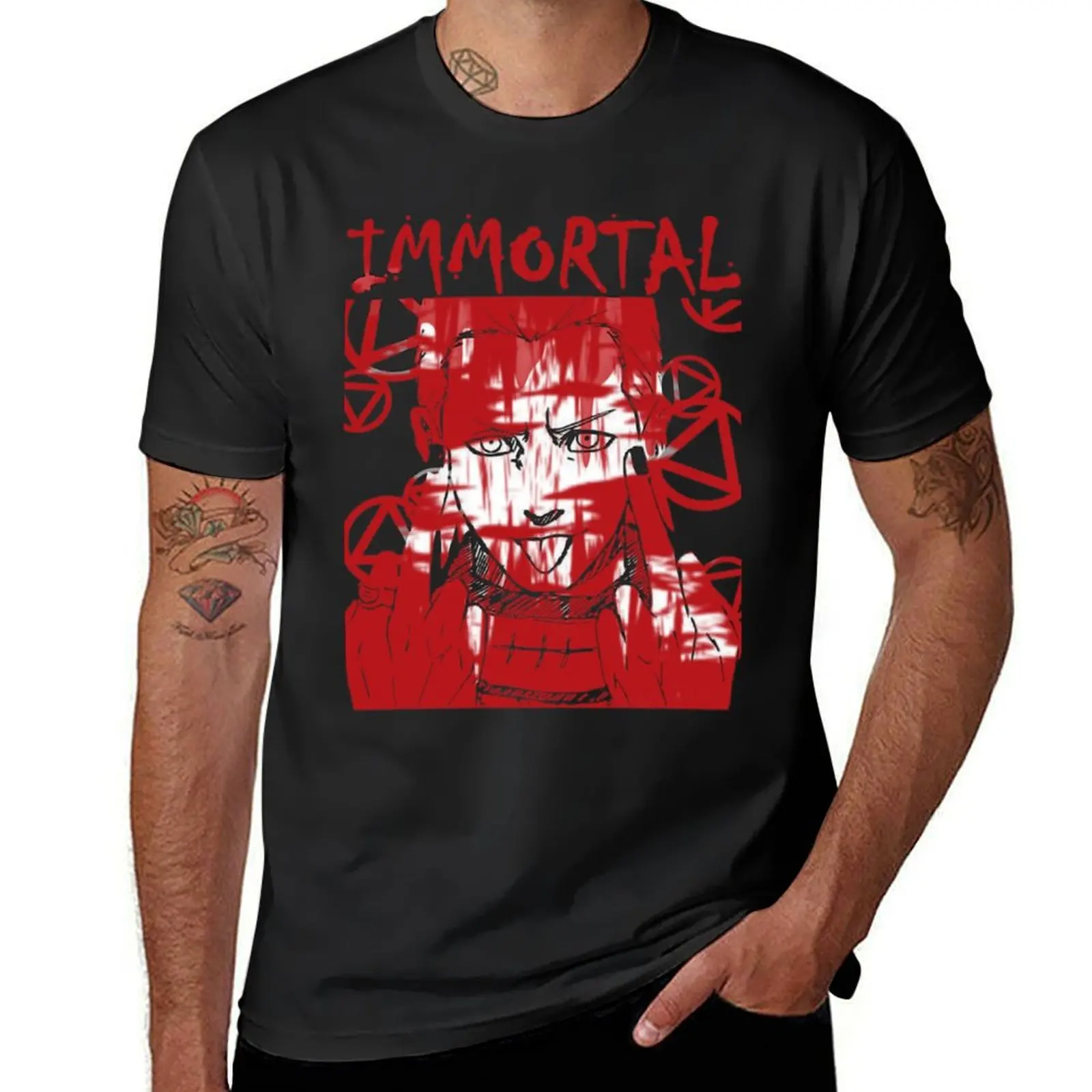 hidan immortal T-Shirt tees quick-drying mens clothes