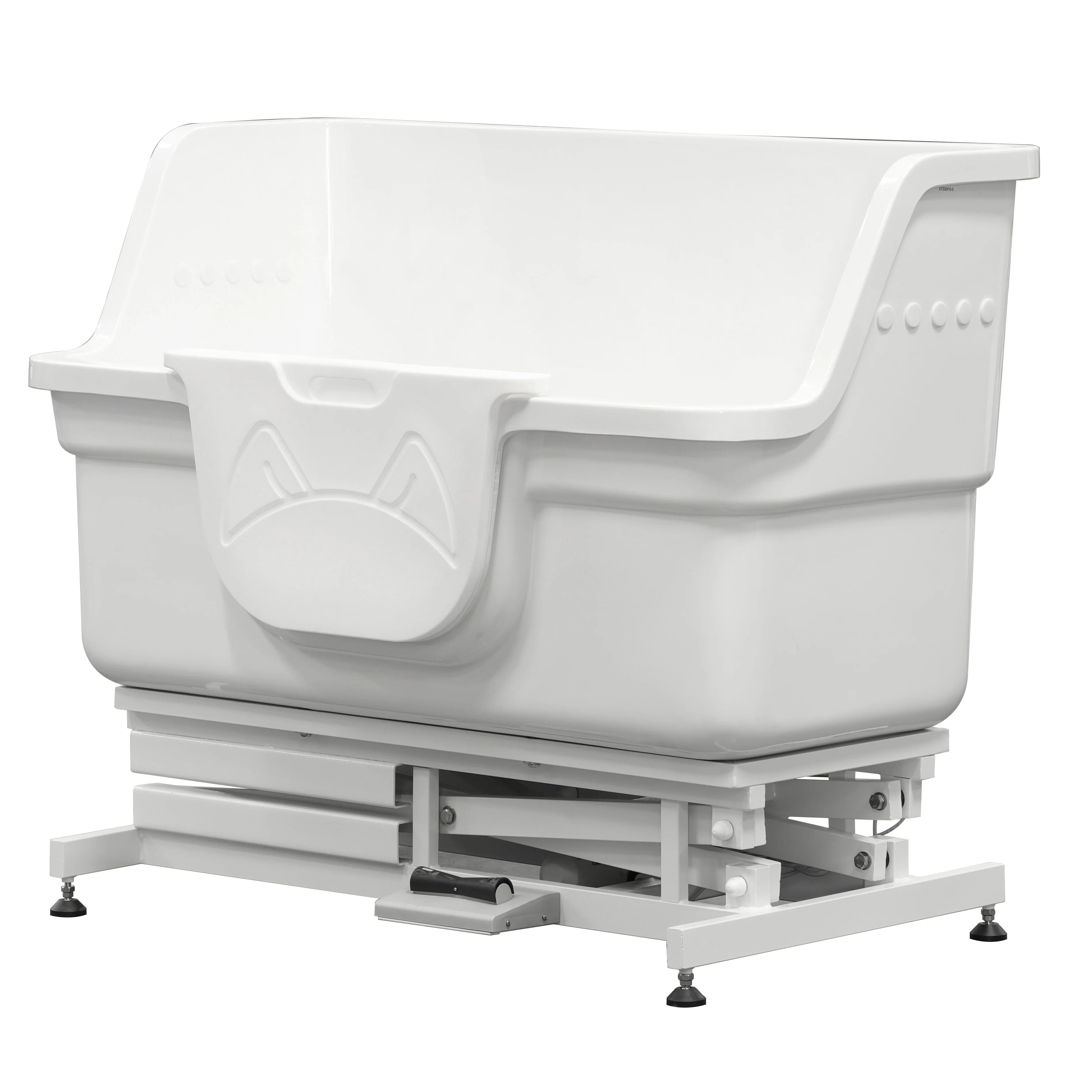 

Pet-friendly White Durable Fiberglass Acrylic Bathtub Pet Shower and Grooming Spa Bathtub