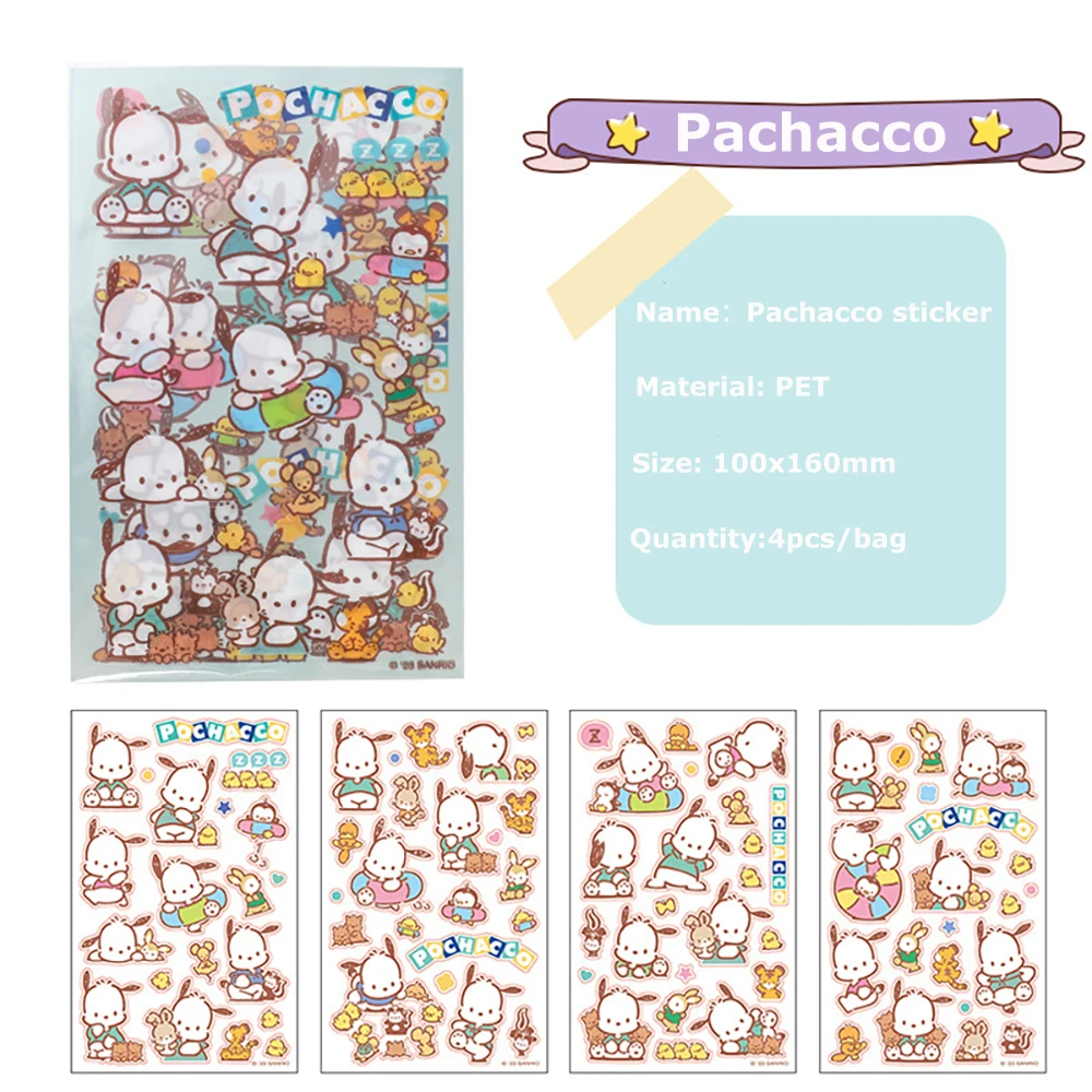 Sanrio Handtas Sticker Honing Kaneel Hond Sticker Waterdichte Goo Kaart Handtas Diy Materiaal Sticker