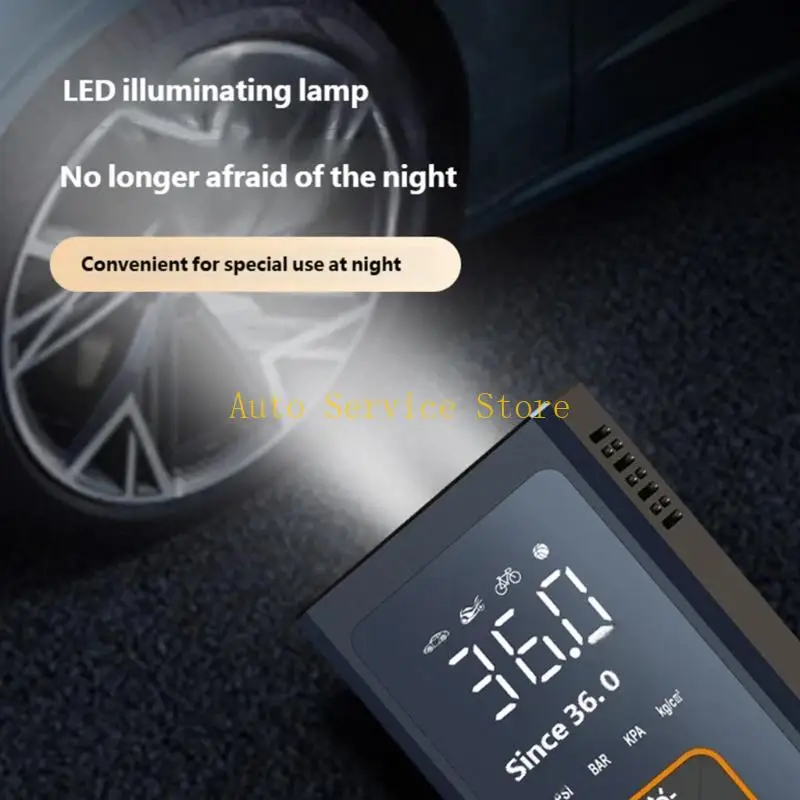 462A Fast Charging dense Inflator Showing Real Time Pressure Data And Ergonomic Design For Outdoor excursions