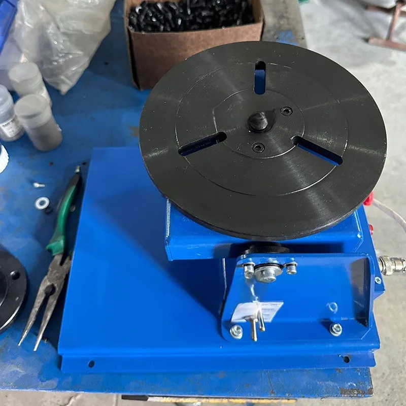 10kg rotary welding locator turntable type 65 chuck annular welding inclined table - welding locator machine tool
