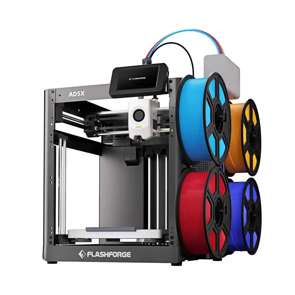 Multi-Color 3D Printer New 250mm/s High-Speed FDM Desktop 3D Printing Machine with 1 Year Warranty USB