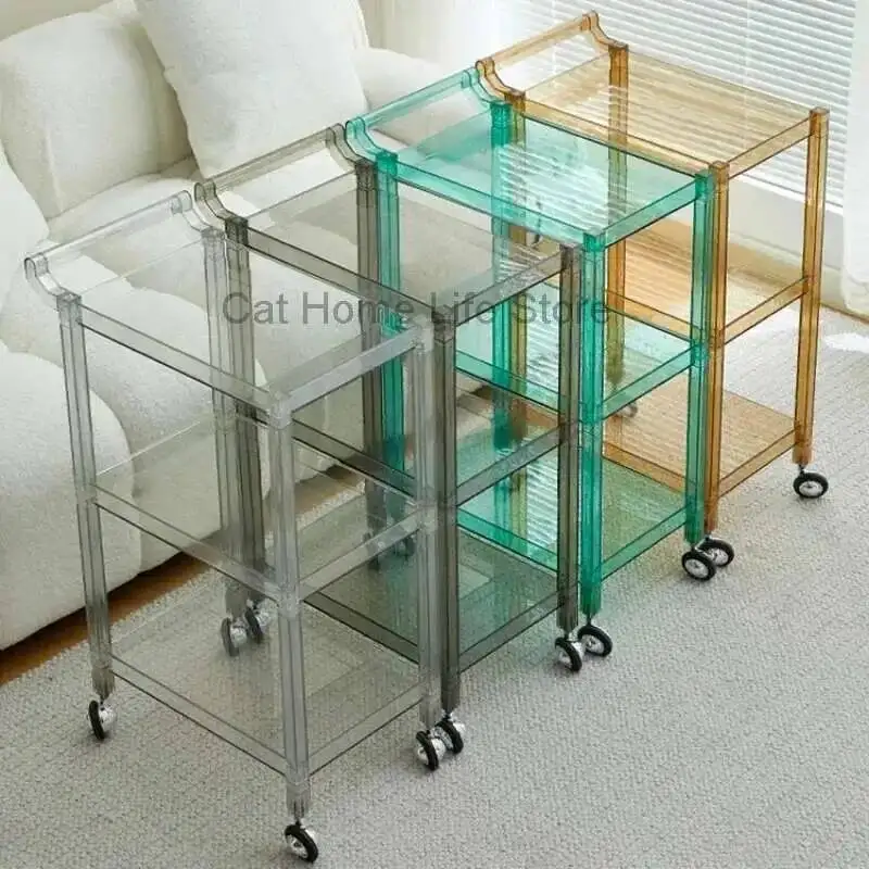 

Hospital Clear Salon Lashes Trolley Storage Beauty Salon Trolley Acrylic Pedicure Carrito Salon De Belleza Furniture ZT50ST