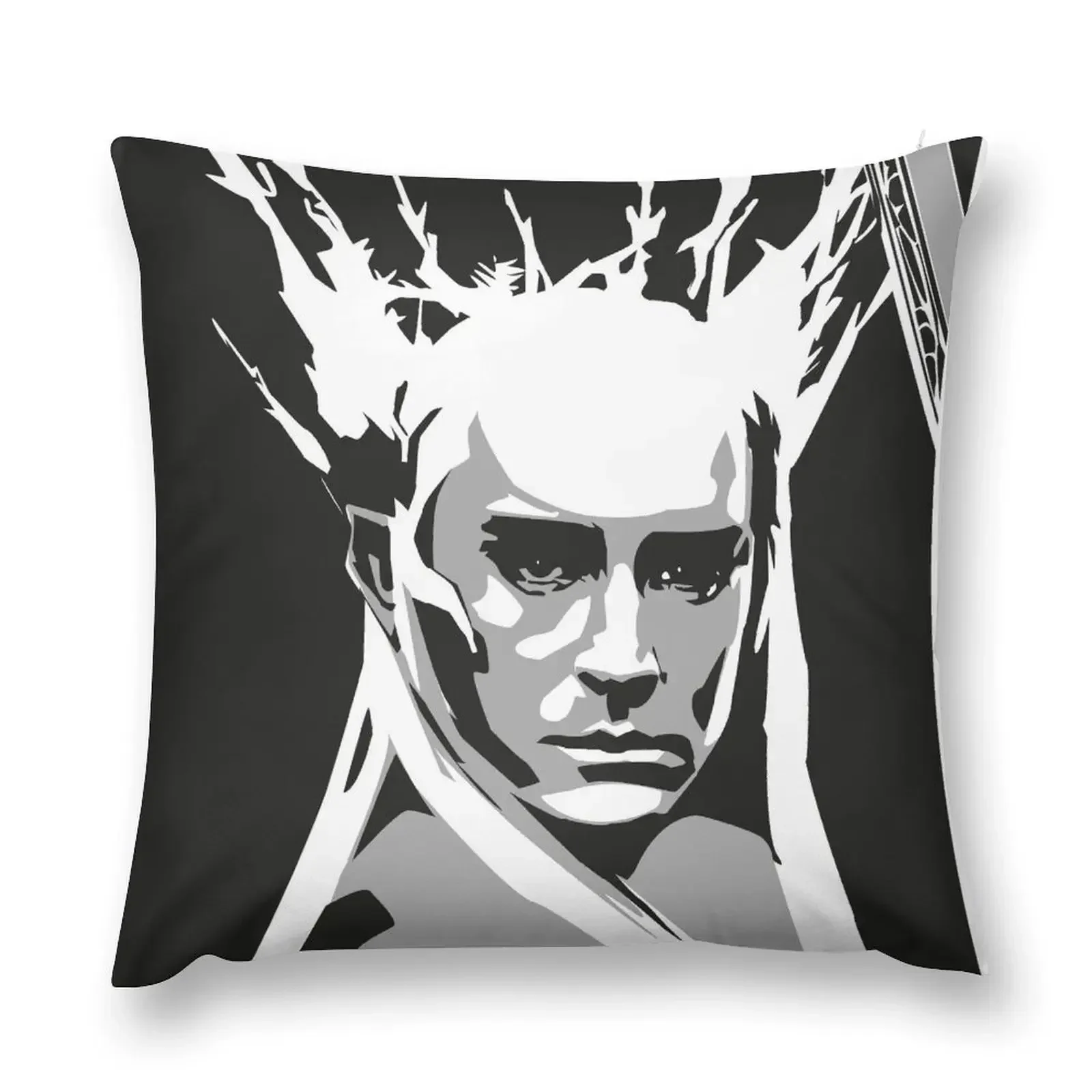 Thranduil vector illustration Throw Pillow Pillowcases Bed Cushions Cushions Cover Sofa Cushions pillow