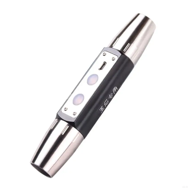 R9JE Handheld UV Flashlight Torch Dual for Head Jewelry Appraisal Identification Dete
