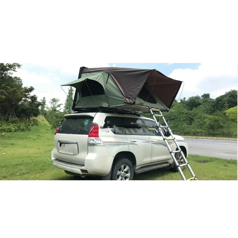 Glamping Roof Top Tent Grand Cherokee Hard Shell Can Four-Season Waterproof Extended Type For India Market
