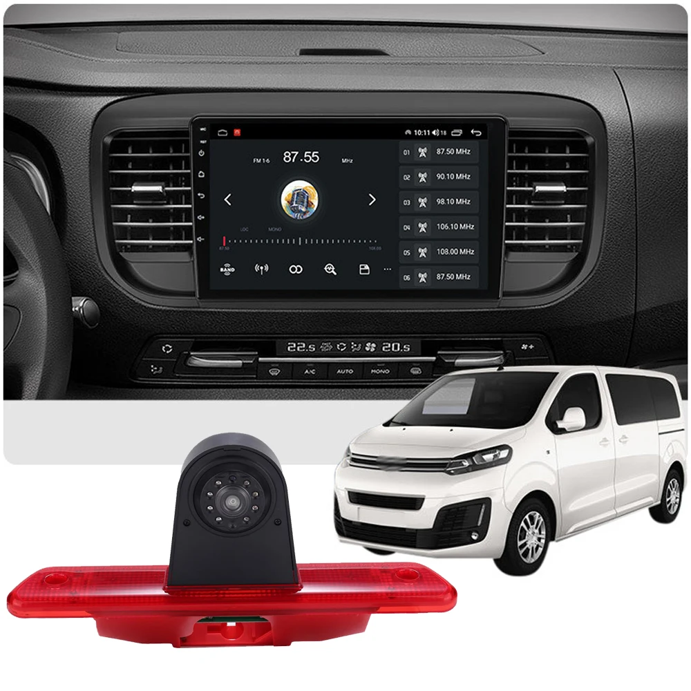 Android car radio with carplay GPS Navigation+HD reverse camera for Citroën Jumpy 3/Spacetourer/Peugeot Expert/ Toyota Proace