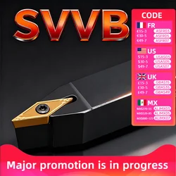 External Turning Tool SVVBN SVVBN1212 SVVBN1616 SVVBN2020 SVVBN2525 Cutter Bar CNC Lathe Bar Turning Holder