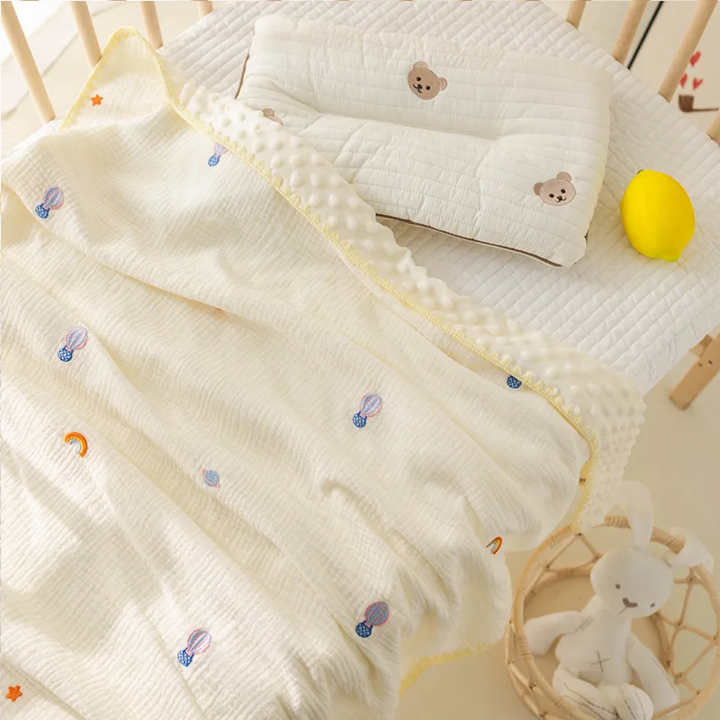 Baby Blankets for Beds Cotton Swaddle Muslin Blanket Bedding Babies Accessories Newborn Bath Towel Mother Kids