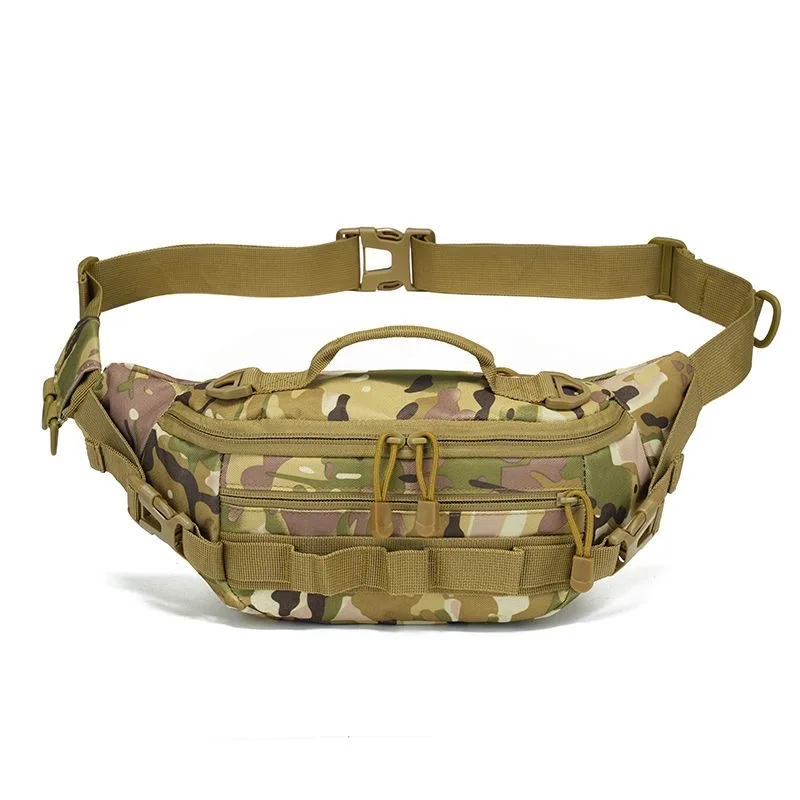 Taktische Hüfttasche, Sling Bag für Herren, Moto MTB Fahrrad-Hüfttasche, Outdoor Wandern, Camping, Angeln, EDC Handy Reise Gürteltasche – Detail 9