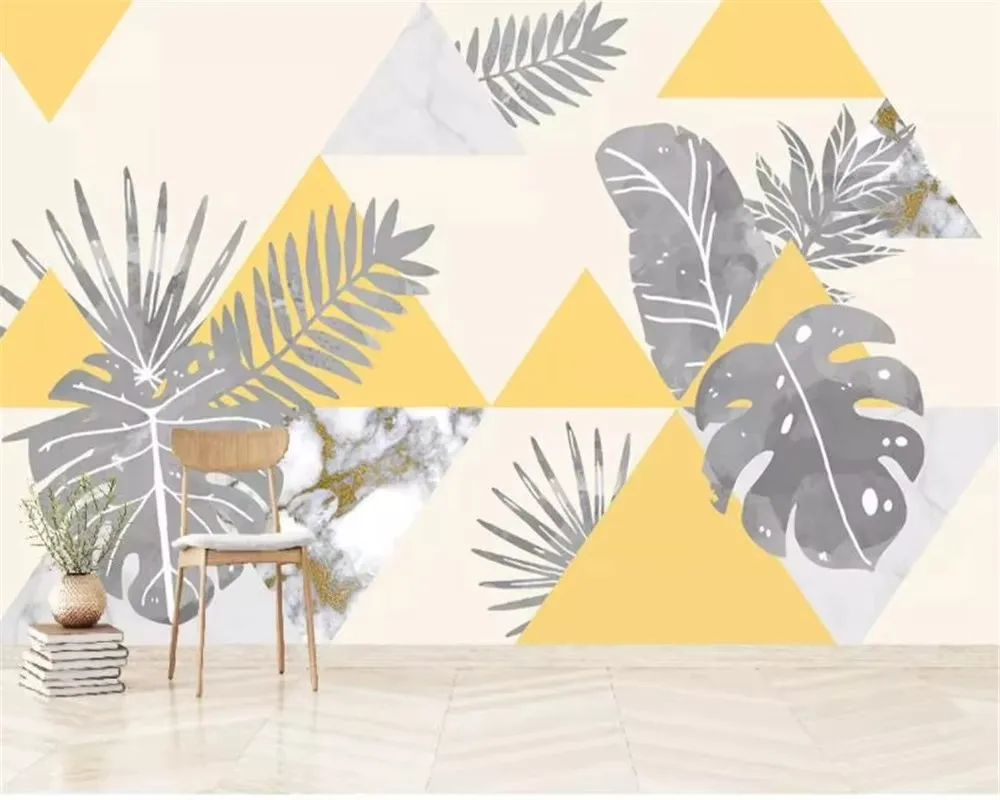 

Customized 3d wallpaper forest animal bird tropical plant coconut tree living room background wall Home Decoration Wallpaper