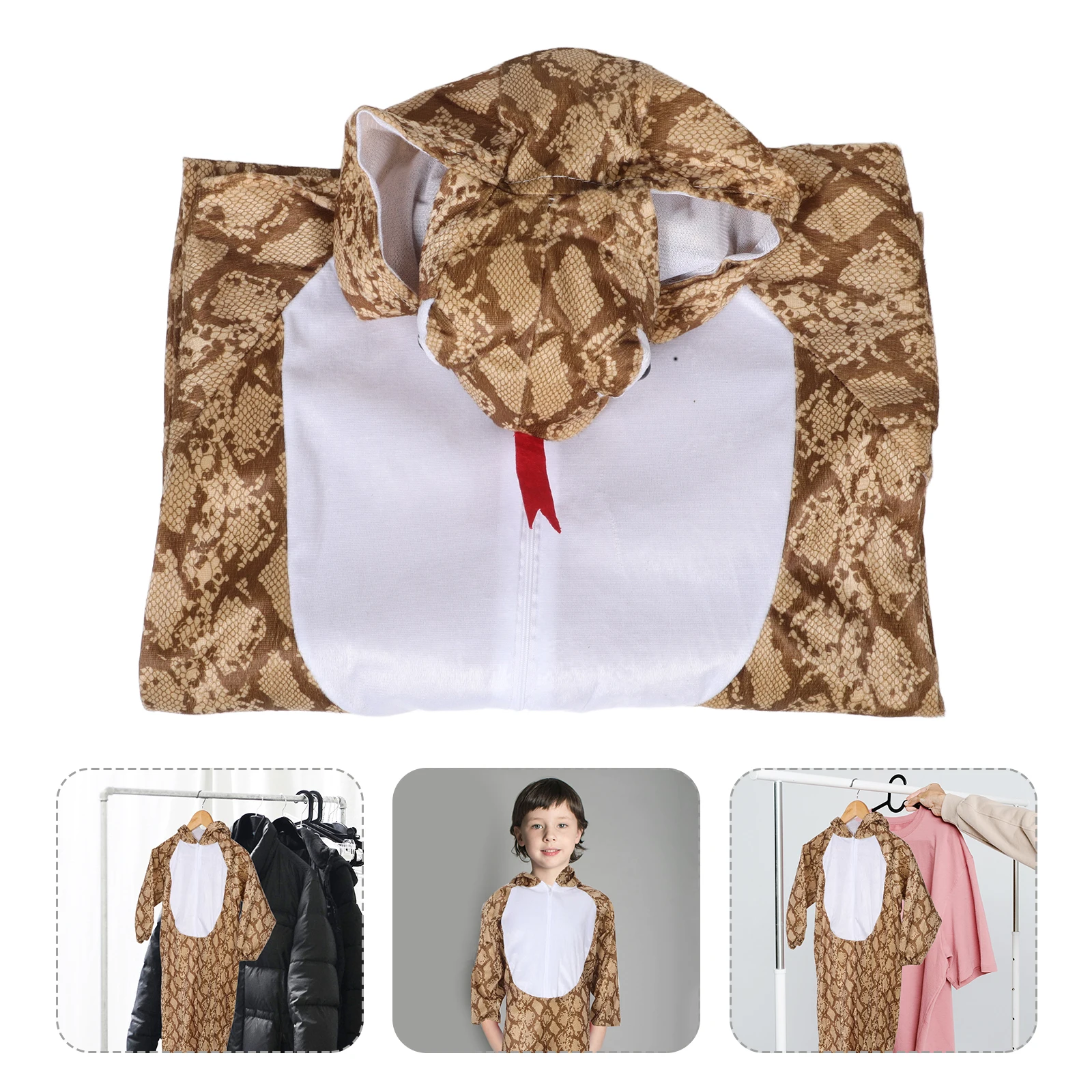 

Snake Cartoon Costume For Kids Comfortable Animal Outfit Halloween Dress Up Party Playtime Photoshoots Toddler Baby