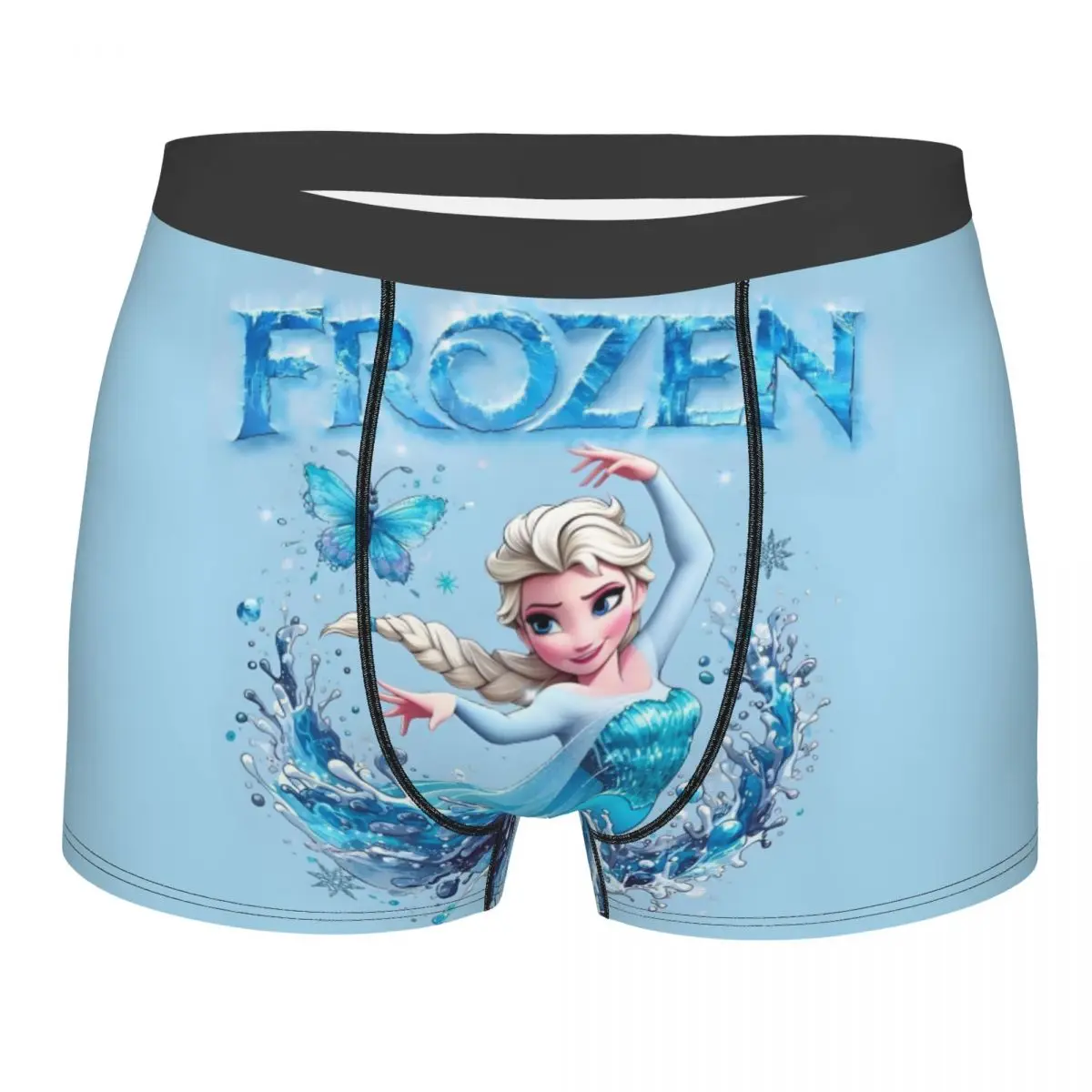 

Custom Frozen Cartoon Boxer Shorts For Men 3D Print Underwear Panties Briefs Stretch Underpants