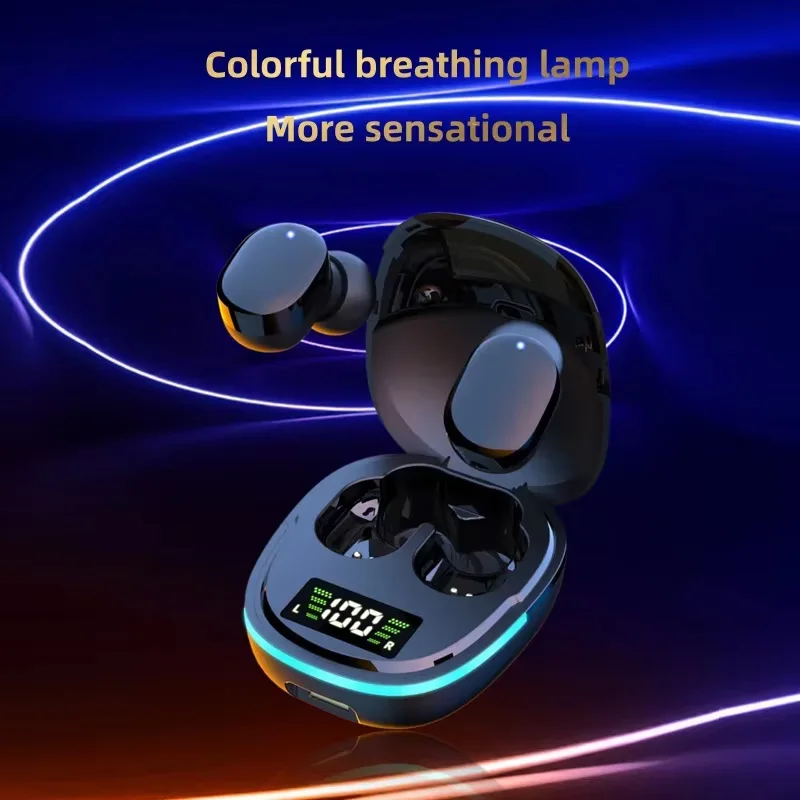 G9S Bluetooth 5.1 Wireless Earbuds RGB LED Power Display Low Latency Gaming Headphones HIFI Stereo In Ear Headset
