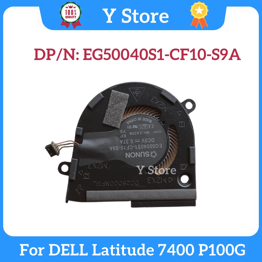 

Y Store New Original 0HCYN0 EG50040S1-CF10-S9A DC28000NFSL FOR DELL Latitude 7400 P100G CPU COOLING FAN