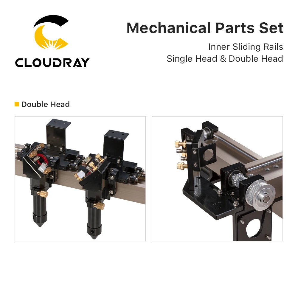 Imagem -04 - Cloudray Peças Mecânicas Conjunto de 900*600 mm Trilhos Deslizantes Internos Kits Peças de Reposição para Faça Você Mesmo 9060 Co2 Laser Gravura Máquina Corte