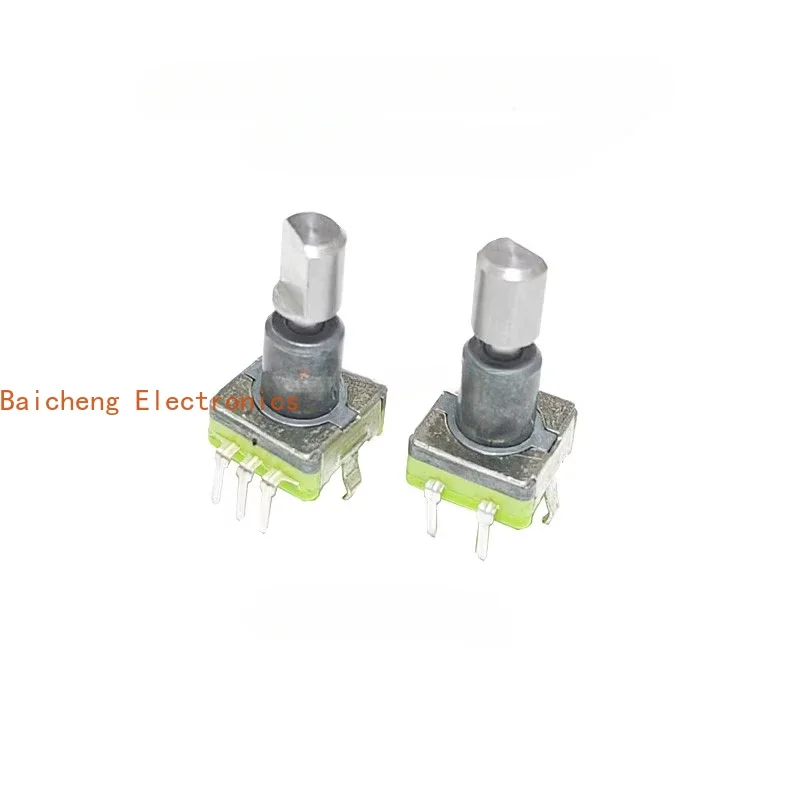 10PCS Encoder car navigation EC11 encoder volume with switch potentiometer 360 degrees 15 half axis