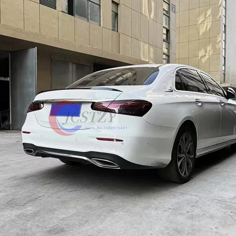 

Rear Trunk Spoiler Boot Wing Lip For Mercedes-Benz E Class W213 E250 E300 E43 E63 4 Door 2021 -2023