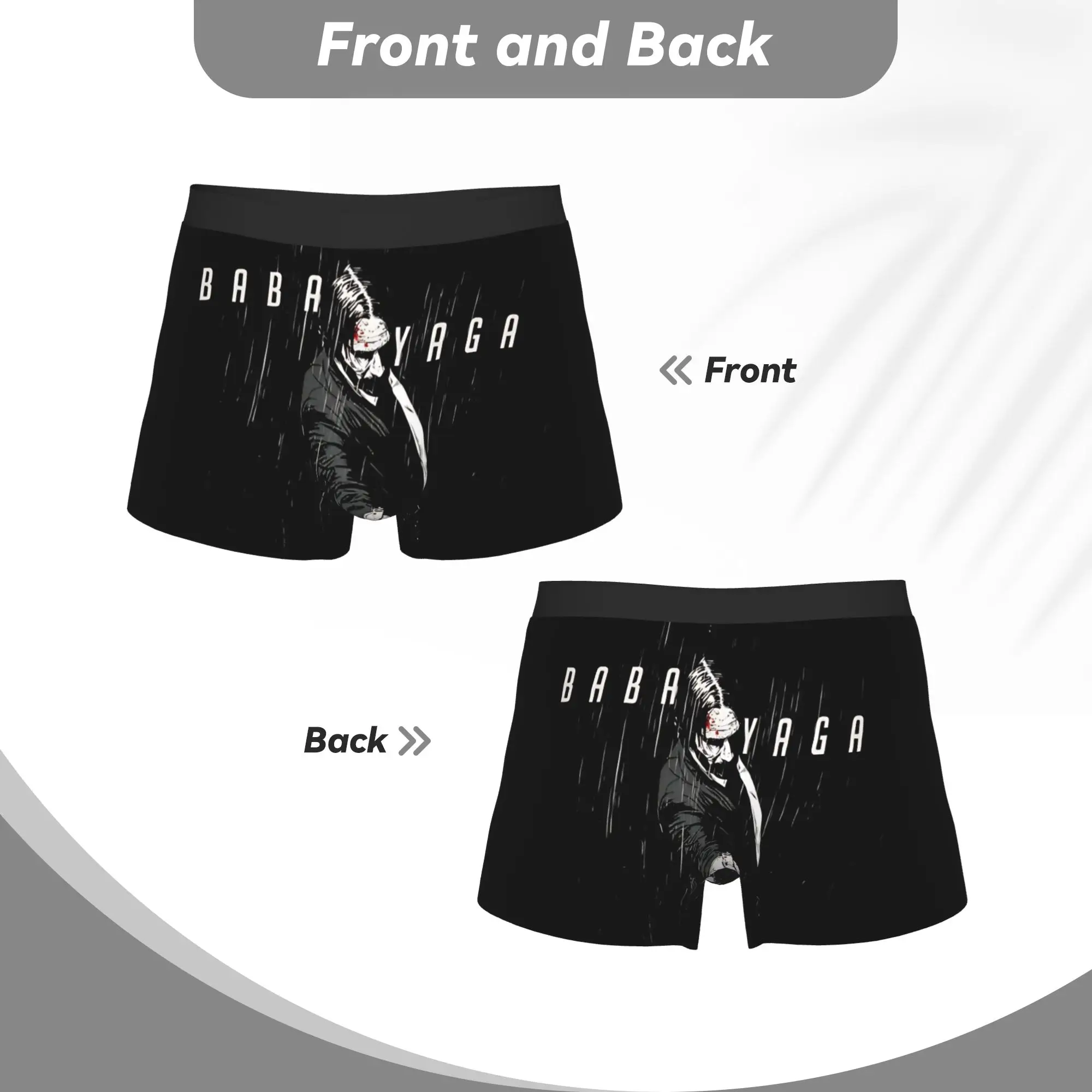 J John Wick Underpants Breathbale Panties Man Underwear Print Shorts Boxer Briefs view 4