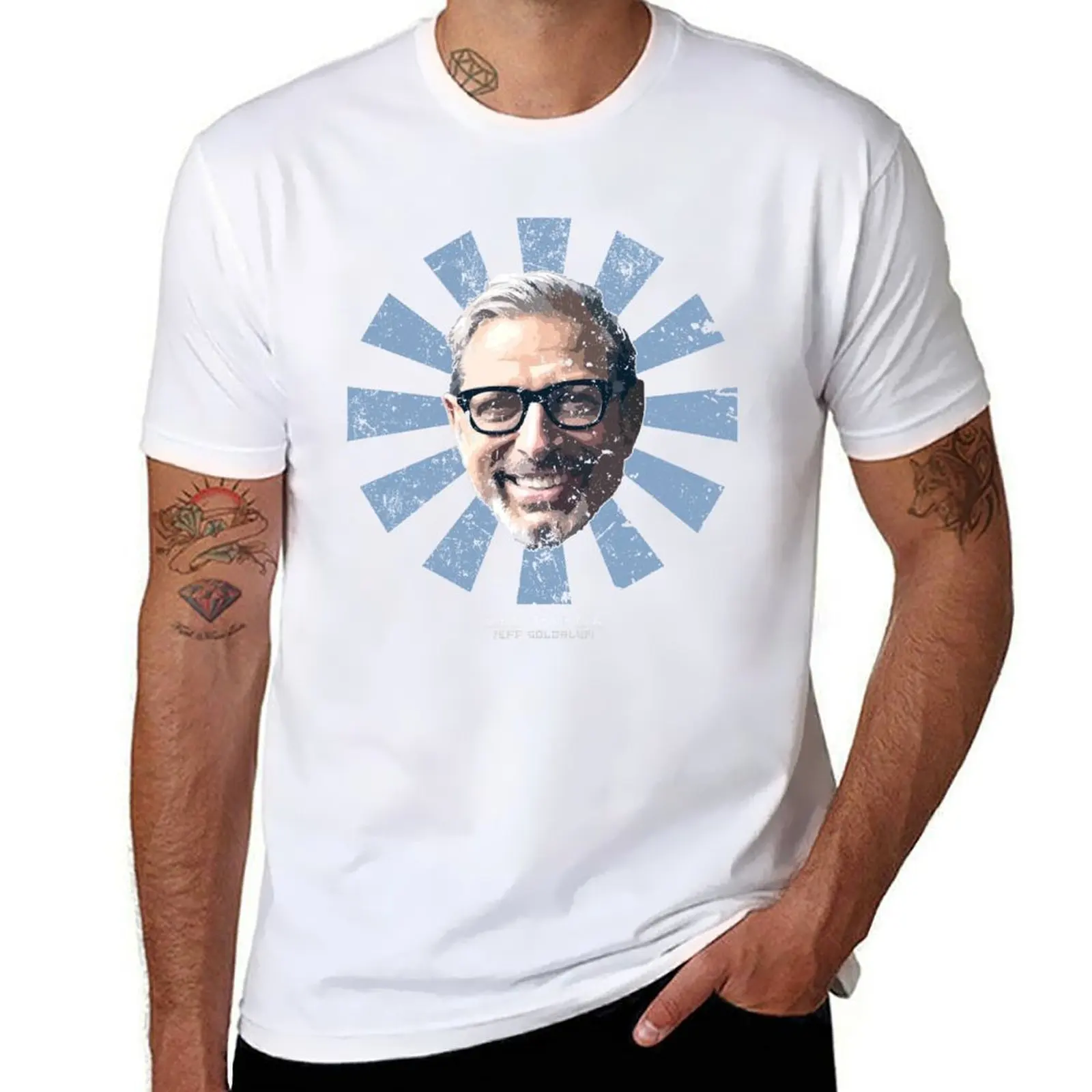 

Jeff Goldblum Retro Japanese T-Shirt t shirt personalised g man t shirts for men T-Shirt